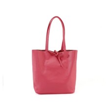 Italian Made Real Leather Shopper Bag All Colors- Real Leather Shoulder Tote Bag