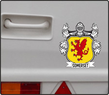 Somerset Shield Caravan Club Sticker Motorhome Boating Narrow Boat 