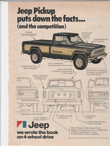 Original 1977 jeep - jeep, honcho