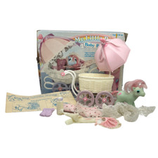 My Little Pony G1 Baby Buggy  & Cuddles with box  complete