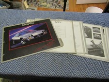1984 CHEVROLET CAMARO BERLINETTA Z28 SPORT COUPE DEALER ALBUM SALESMANS SHEETS S