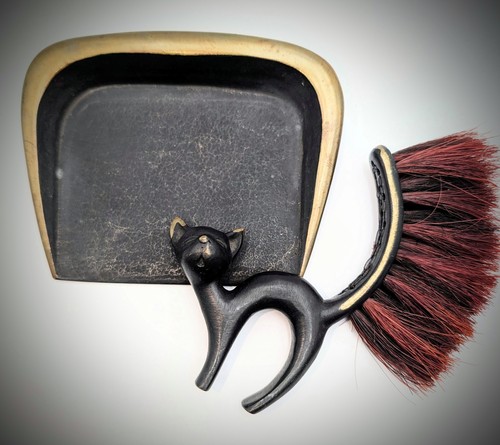 Rare vtg bronze crumb scoop - rare, &