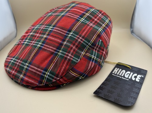 New red tartan - new, flat