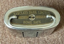 Vintage Barclays Bank Home Safe Money Box Savings  Collectible 