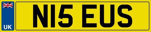Nice initials number plate n15 - nice,