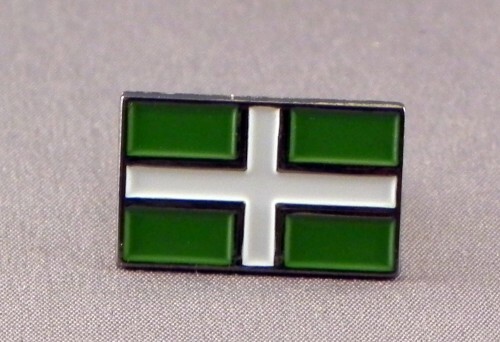 Flag devon enamel pin - devon,