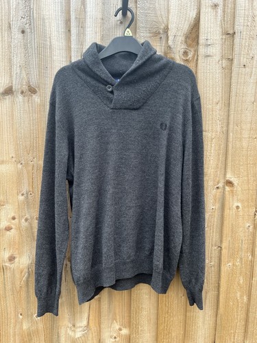Fred perry grey merino - merino, wool