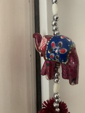 Elephants Wall Hanging Decorative Ceramic Indian Elephants Handmade
