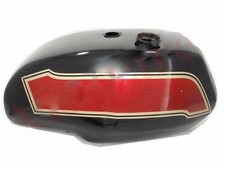 Fits Triumph T140 Black & Cherry Painted Petrol Gas Fuel Tank ECs