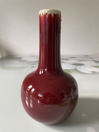 Chinese red glazed - a,