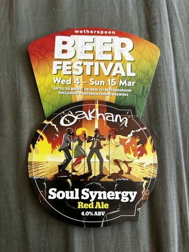 Oakham soul synergy beer - synergy,