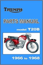 TRIUMPH Parts Manual T20 T20B