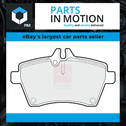 Brake pads set - fits, mercedes