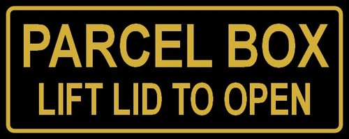 Parcel box lift lid - to, ~