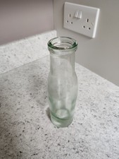 Antique old Glass milk bottle. Very Good Condition