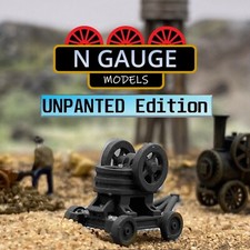 UNPAINTED- N Scale Gauge 1:148 Portable Rock Crusher Steam (Roadwork 19th 20th)