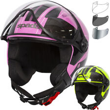 Spada Hellion Twist Open Face Motorcycle Helmet & Visor Scooter Urban Bike Moped
