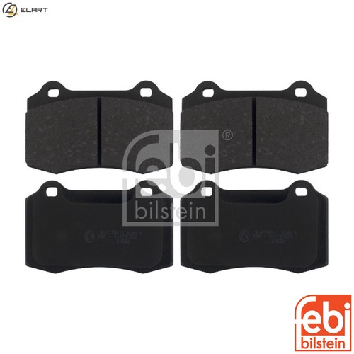 Brake pad set disc - disc, 16887