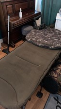 Nash Indulgence SS3 Sleep System 4-Season Bedchair with Nash indulgence pillow