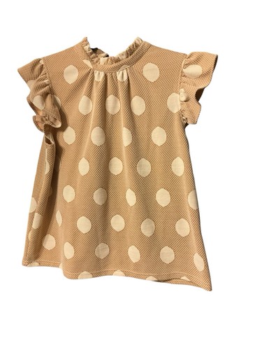 Voy tan cream textured polka - voy,