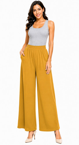 Women plain wide leg - plain,