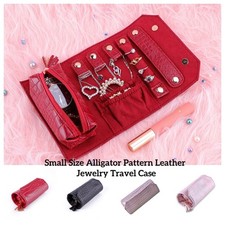 Jewelry Organizer Pouch Roll Foldable Jewelry Storage Bag Travel Jewelry Box
