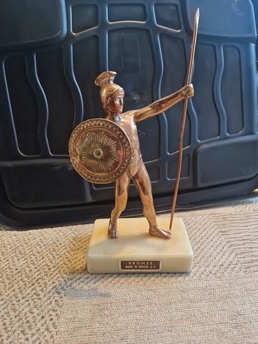 Bronze greek statue - bronze,