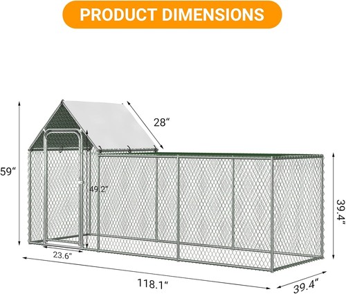 Gravee walk metal chicken - walk-in,