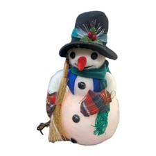 Fibre Optic Snowman By Premier 30 Cm 12" Boxed Working A8