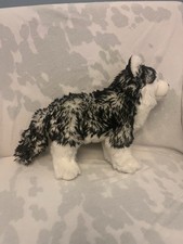 SMYTHS TOYS FINN HUSKY GREY AND WHITE PUPPY DOG PLUSH SOFT TOY 14”