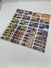 Indy  500 Car Five Uncut Sheet