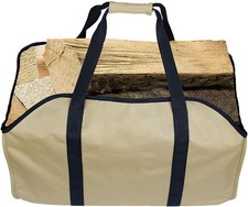 Canvas Log Tote Bag Carrier
