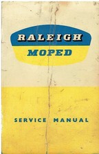 RALEIGH MOPED MODEL RM1 1958- ORIGINAL FACTORY WORKSHOP MANUAL