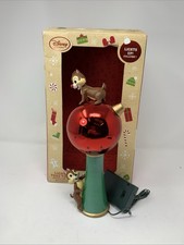 Disney Store Chip And Dale Tree Topper Xmas Ornament Decoration  [b.G2]