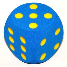 Giant Blue Foam Dice - 16cm