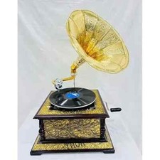Vintage gramophone player old - vintage,