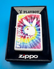 Genuine Brand New 23 ZIPPO Lighter INCONIC PLAYBOY BUNNY Glow In The Dark Design