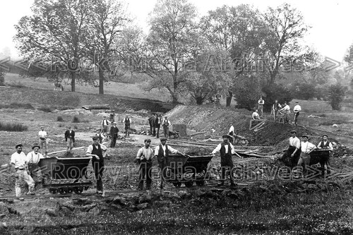 Whh labourers building a - labourers,