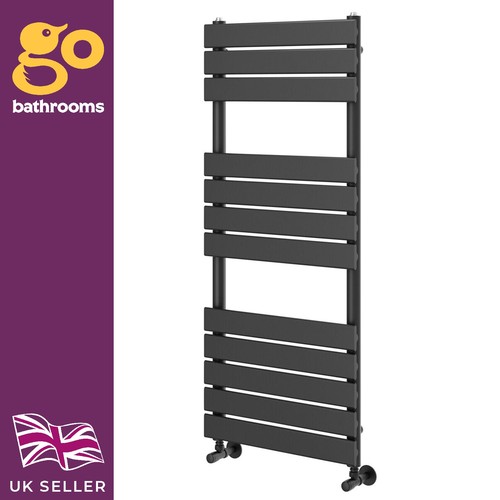 Flat panel black towel - towel, rail
