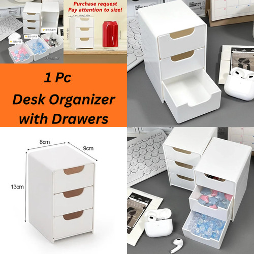 Desk organiser with drawers - desk,