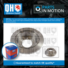 2x Brake Discs Pair Solid fits MITSUBISHI SHOGUN Mk1 2.5D Rear 99 to 08 4D56-T