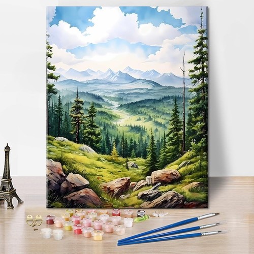 Mountains paint numbers - paint,