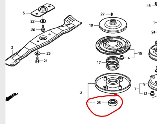 Honda roto stop clutch release - roto-stop,