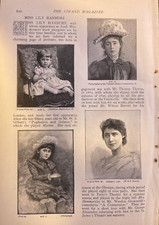 1892 Actress Lily Hanbury