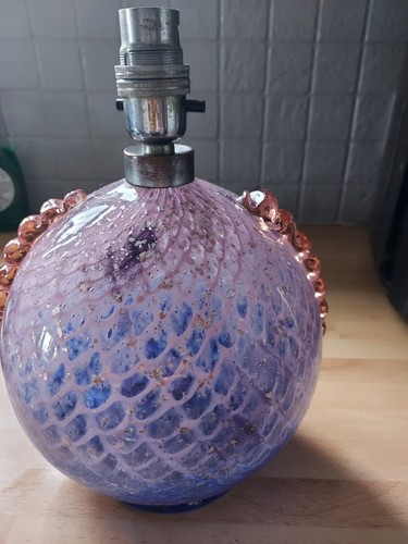 Kralik 1950 glass lamp one - kralik, lamp.