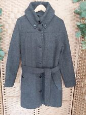 O'Neill Wool Blend Belted Ladies Coat Jacket Size Medium