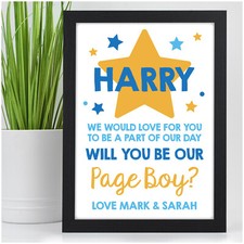 Will You Be Our Page Boy Gifts PERSONALISED Be Our Usher Ring Bearer Presents