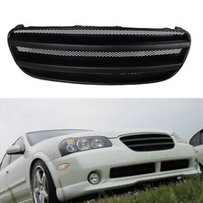 Car Front Bumper Grille Mesh Grill Kit For Nissan Maxima 2002-2003 1X Fiberglass