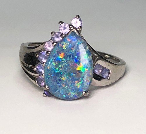 Vintage estate black blue - estate, black-blue