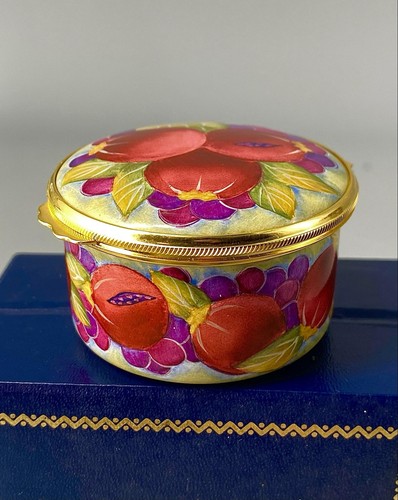 Boxed moorcroft enamels - boxed,